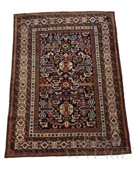 Antico tappeto Caucasico Shirvan Prepedil