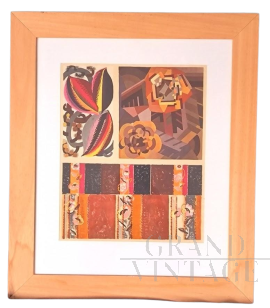 Pochoir Deco di Eduard Benedictus intitolato Nouvelles Variations, 1924                            