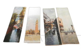 Raccolta di 12 stampe a cartolina di Venezia, anni '50