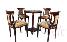 Complete Empire style Thonet living room set, late 19th century