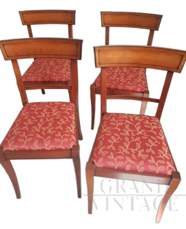 Set di 4 sedie Grange in stile classico, anni '70                       