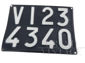 Targa automobilistica vintage Vicenza VI23                            