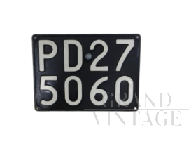 Targa automobilistica vintage Padova