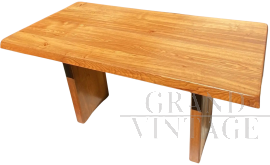 Tavolo allungabile T14 A di Pierre Chapo, anni '60                            