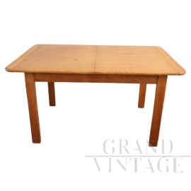 Vintage Swedish design extendable dining table, 1970s