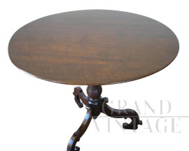 Antique oval table from the 18th century, Italy Milan area