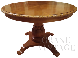 Art Déco round extendable table