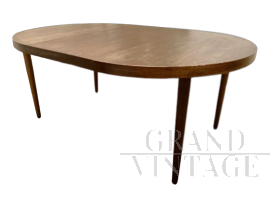 Tavolo vintage in legno teak stile danese anni '60