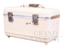 Valigetta beauty vintage Airway bianca anni '60                            