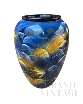 Vaso vintage in ceramica firmato Grech