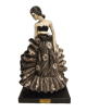 Ceramic dancer sculpture by Guido Cortese