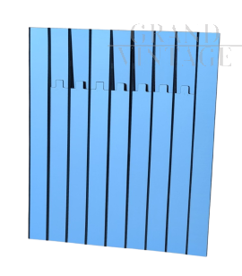 Set di 9 specchi appendiabiti in stile Gronda di Luciano Bertoncini                            