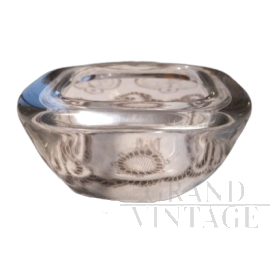 Ciotola svuotatasche di Alfredo Barbini in vetro di Murano                            