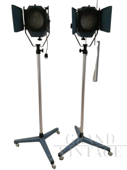 Coppia di fari fotografici vintage tedeschi anni '60                            