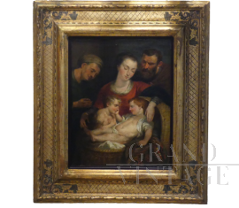 Madonna della Cesta - dipinto di Pieter Paul Rubens, inizio '700                            
                            