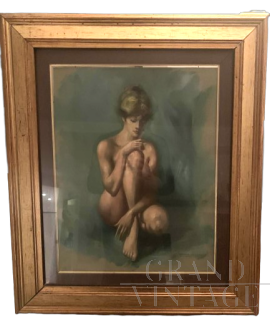 Marcello Cassinari Vettor - dipinto di nudo femminile                            