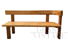 Panca curva modello S35 di Pierre Chapo