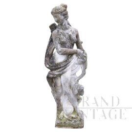 Statua da giardino con Diana dea della caccia, inizi '900                            