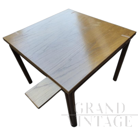 Tavolo da gioco Lyda Levi in bamboo, anni '60                            