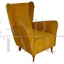 Gio Ponti style living room set with sofa and armchairs, Italy 1950s