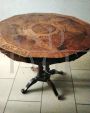 Antique Sorrento inlaid coffee table, 19th century