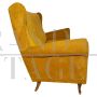 Gio Ponti style living room set with sofa and armchairs, Italy 1950s