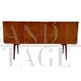 Vintage sideboard from the 1950s with decoration