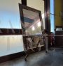 Art Nouveau style mirror by Pier Luigi Colli for Cristal Art                            