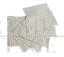 Set of 7 original white Bisazza mosaic sheets from the 1990s