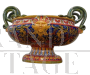 Antique Gualdo Tadino Mastro Giorgio centerpiece bowl in luster majolica, 1930