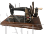 Antique Clemens Müller sewing machine from the late 19th century with mother of pearl                        
                            
