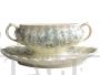 Antique French ceramic gravy boat