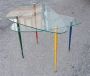 Original Harlequin coffee table designed by Edoardo Paoli for Vitrex