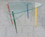 Original Harlequin coffee table designed by Edoardo Paoli for Vitrex   