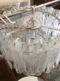 1970s chandelier with 44 elements in Murano glass