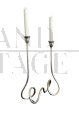 Sheffield silver candelabra, Italy 1970s