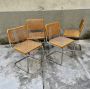 Set of 4 Cesca chairs by Marcel Breuer for Gavina, 1960s                            