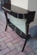 Ico Parisi console in dark wood with drawer