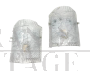 Pair of Sylcom wall lights in Murano glass