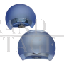 Pair of Micron blue glass bowl wall lights