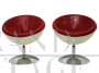 Pair of Space Age style swivel spherical armchairs, Italy 1970s