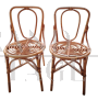 Pair of vintage wicker chairs
