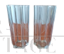 Pair of Borgonovo crystal vases