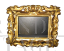 Antique gilded and carved frame from the 18th century