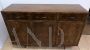 1950s sideboard in flamed walnut