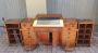 Antique 1920s convertible desk with secrets, Charles Dickens model