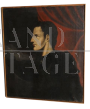 Antique painting depicting a portrait of the emperor Julius Caesar, 18th century