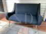 Lady model sofa by Zanuso in grey fabric