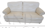 Poltrona Frau sofa, Dream model, in white leather