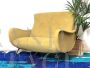 Lady sofa attr. Zanuso in yellow velvet                            